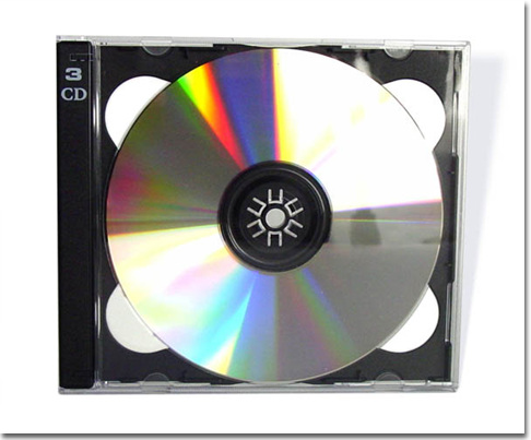 Slim 3 CD box & Smart black tray assembled